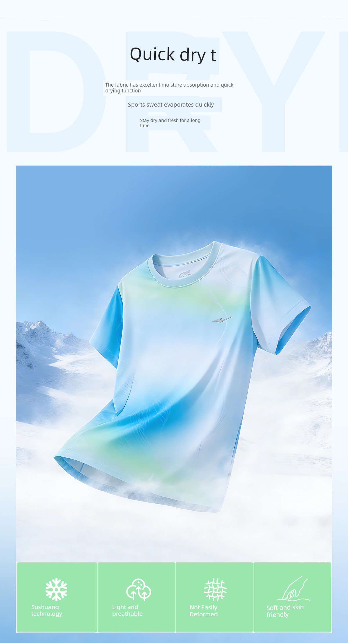 Hongxing Erke Kidsren's Clothing Kidsren's Short-Sleeved T-Shirt Boys' Sports Quick-Drying Clothing Summer New Youth Girls' Tops — 5