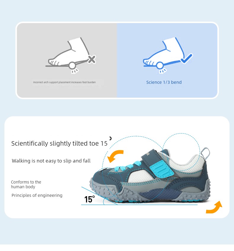 Moonstar 2-8 Years Old Toddler Shoes with Helmet-Style Anti-Kick Design, Functional Sports Shoes for Boys and Girls — 12