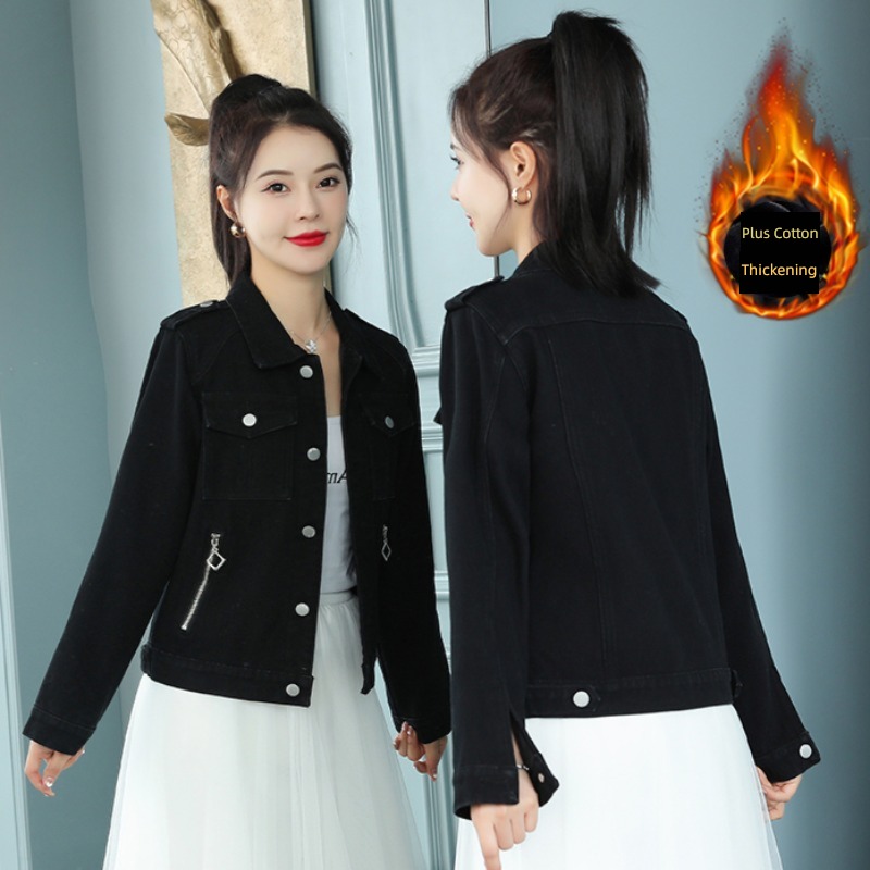 easy zipper Plush thickening have cash less than that is registered in the accounts chaqueta