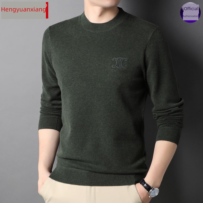 hyz  Half high collar Cashmere Condom man sweater