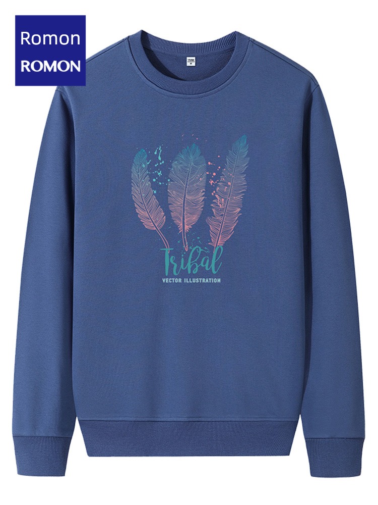Romon autumn leisure time T-shirt Young and middle-aged people Sweater