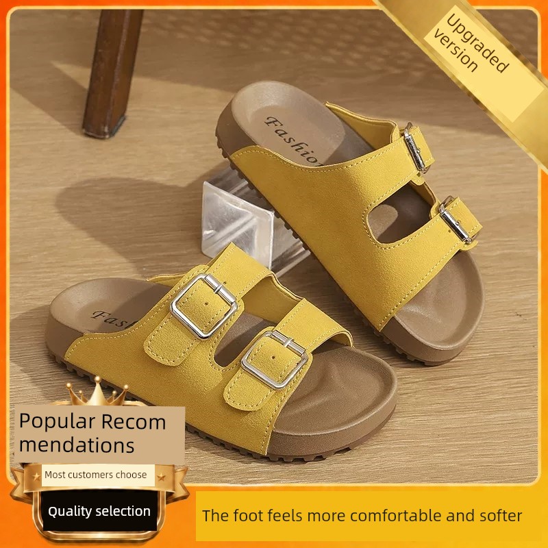 Official Brand Children's Outdoor Birkenstock-Style Sandals for Girls, 2026 Summer Non-Slip Wear-Resistant Beach Sandals — 4