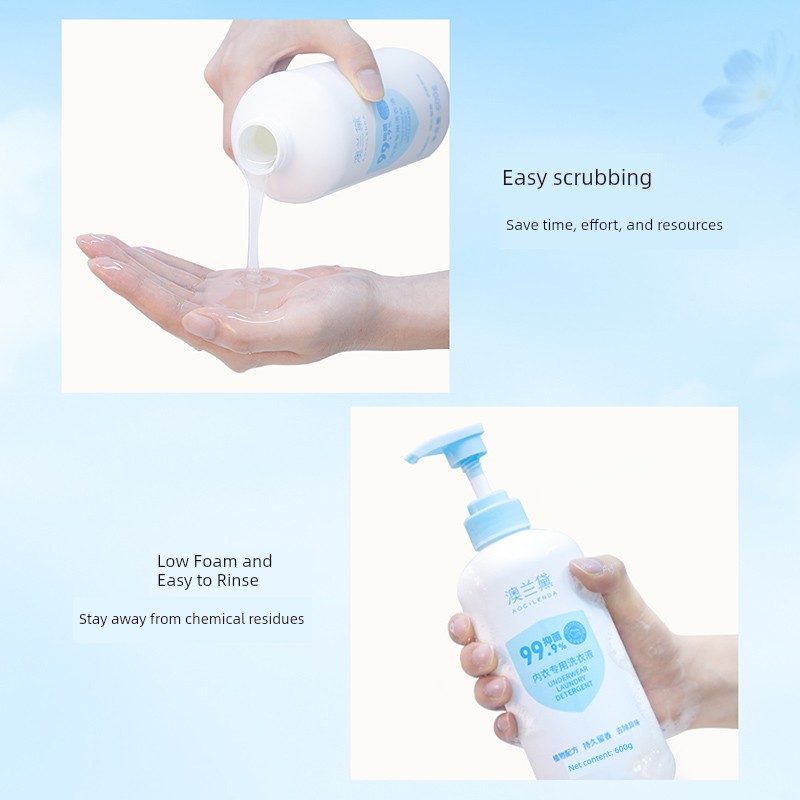 Aulandai Pregnancy Preparation Underwear Laundry Detergent for Women's Underwear and Panties, Removes Blood Stains and Dirt, Antibacterial Cleaning Liquid — 3