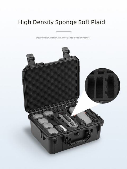 Suitable for DJI AIR3/3S storage box safety explosion-proof suitcase drone waterproof tank storage bag accessories