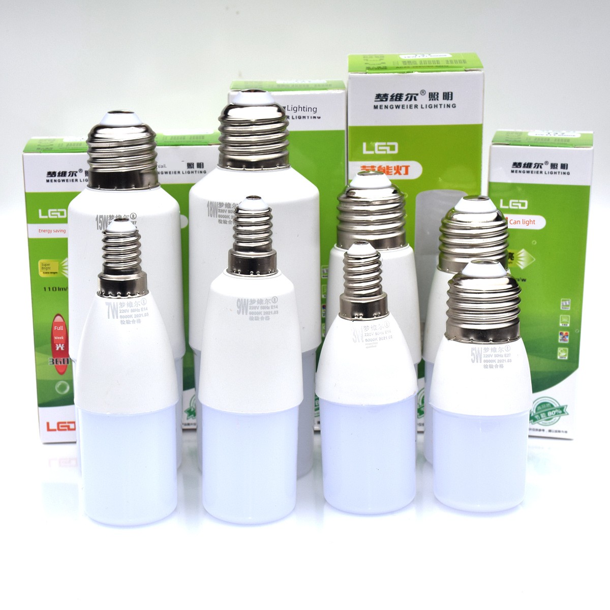 LED Warm White Cylindrical 4000K Lighting For Home Energy Saving Lamp