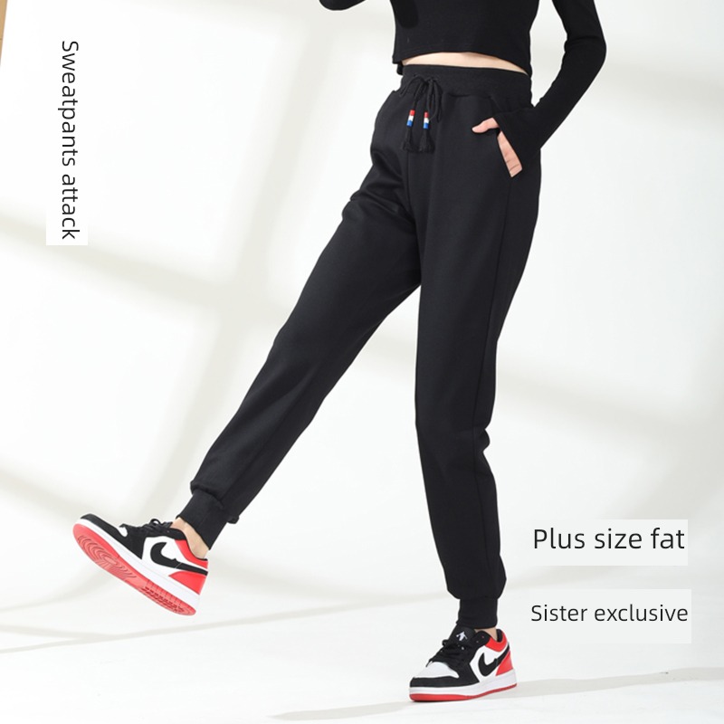thickening Lamb cashmere winter keep warm leisure time Sports pants