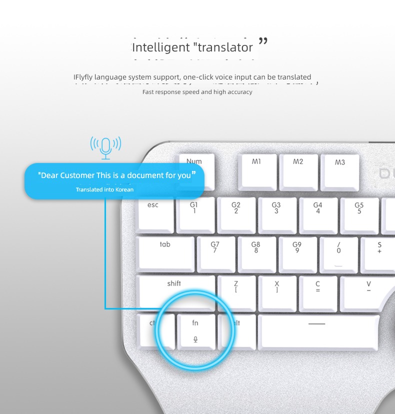colourful T11   designer mapping single-handedly keyboard