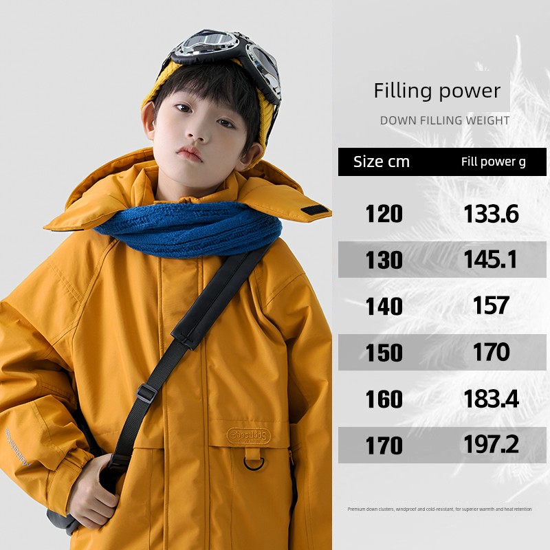 Three-Proof Children's Outdoor Jacket for Boys and Girls, 3-in-1 Windproof and Waterproof Clothing for Spring and Autumn, Suitable for Older Children — 7