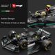 1 24 Mercedes-Benz W14F1 racing model 2023 alloy simulation model Hamilton Equation Toys