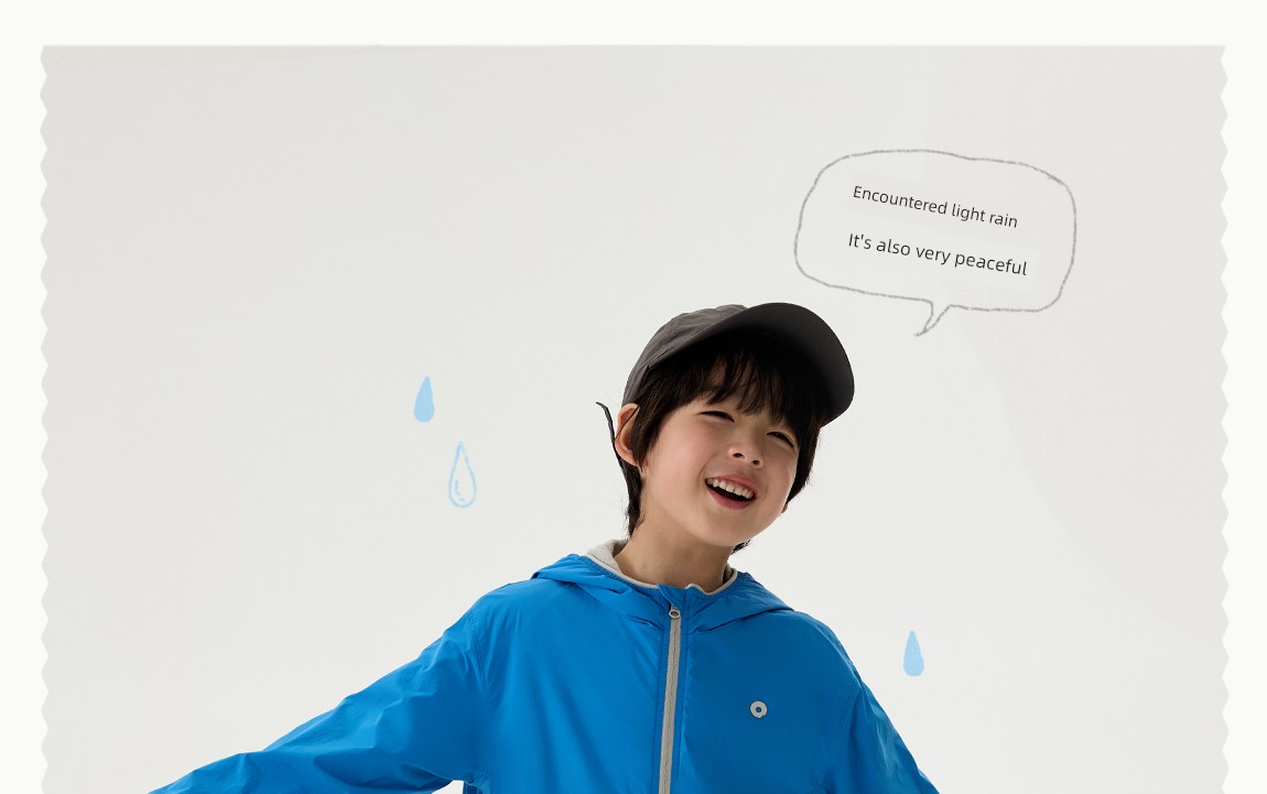 Q 21m Fleece Children's Jacket for Autumn, Windproof and Light Rain Resistant, Lightweight Anti-Static Fleece Hooded Top for Boys and Girls — 10