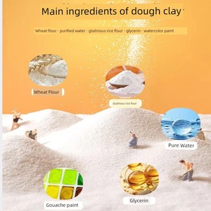 Intangible Cultural Heritage Dough Sculpting Handmade Dough DIY Student Clay Plasticine 30g 50g 500g Vacuum-Packed Plast