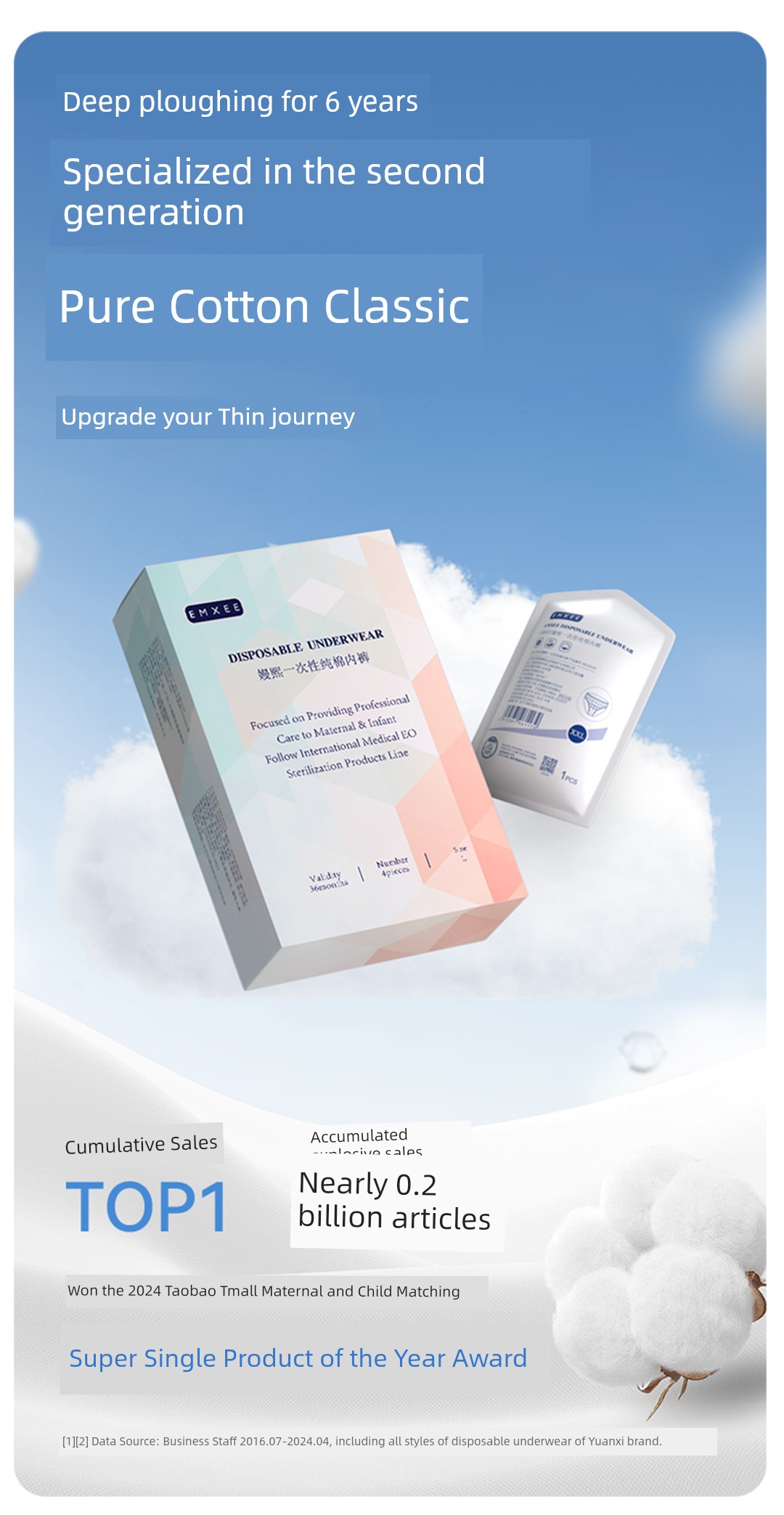 【Scroll down for Details and Discounts】Manxi Disposable Underwear for Women, Pure Cotton, Sterilized, Suitable for Pregnant Women, Postpartum, and Travel — 23