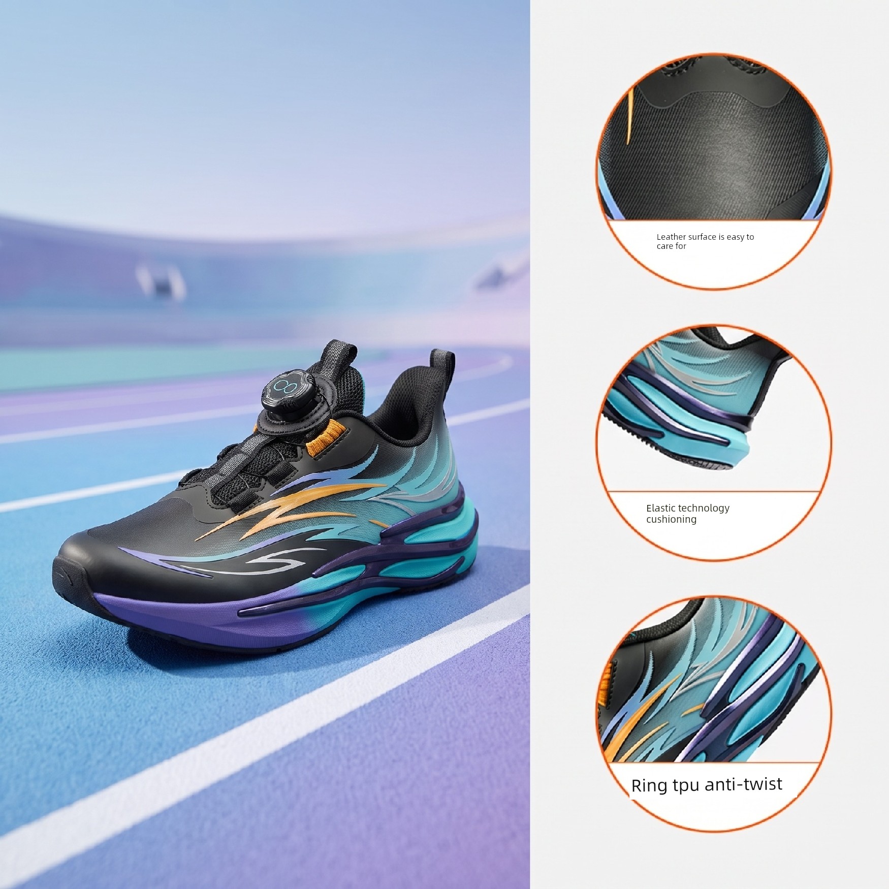 Red Flame | Anta Running Shoes 2026 Autumn New Sports Shoes Children's Shoes Boys and Girls Running Shoes Trendy and Cool for Teenagers — 8