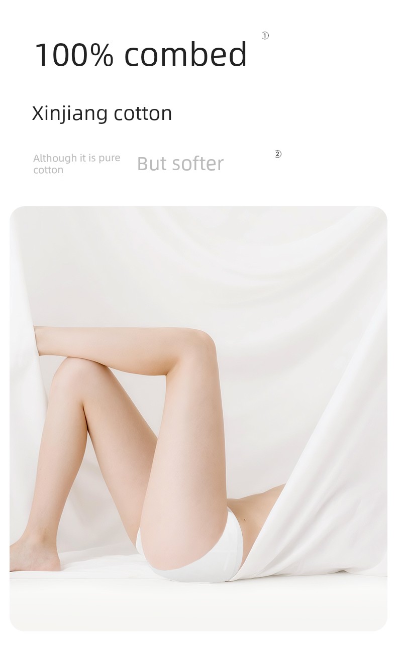 Deyou Disposable Pure Cotton Underwear for Women, Postpartum, Travel, No-Wash, Individually Packaged, Daily Use Underwear for Women — 6