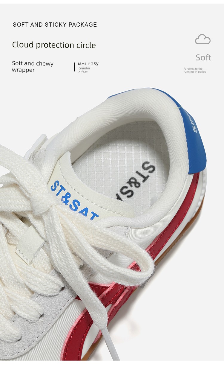 Saturday Children's Shoes Red German Training Shoes for Girls 2026 Spring New Model Children's Non-Slip Campus Girls' Casual Sports Shoes — 8