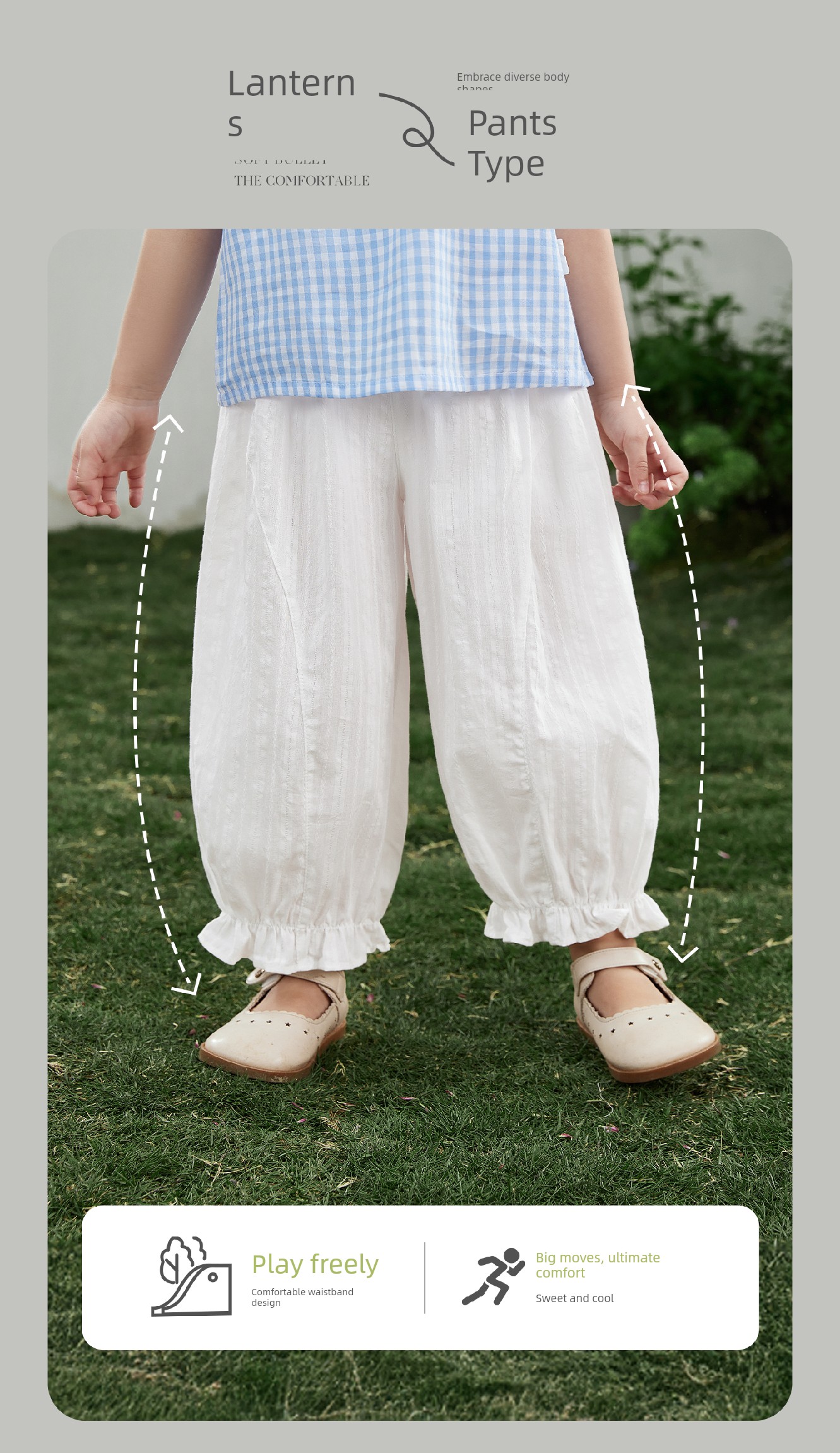 Jellybaby Girls' Pants Summer Thin Style 2026 New Casual Long Pants for Small Children Loose Baby Anti-Mosquito Pants — 18