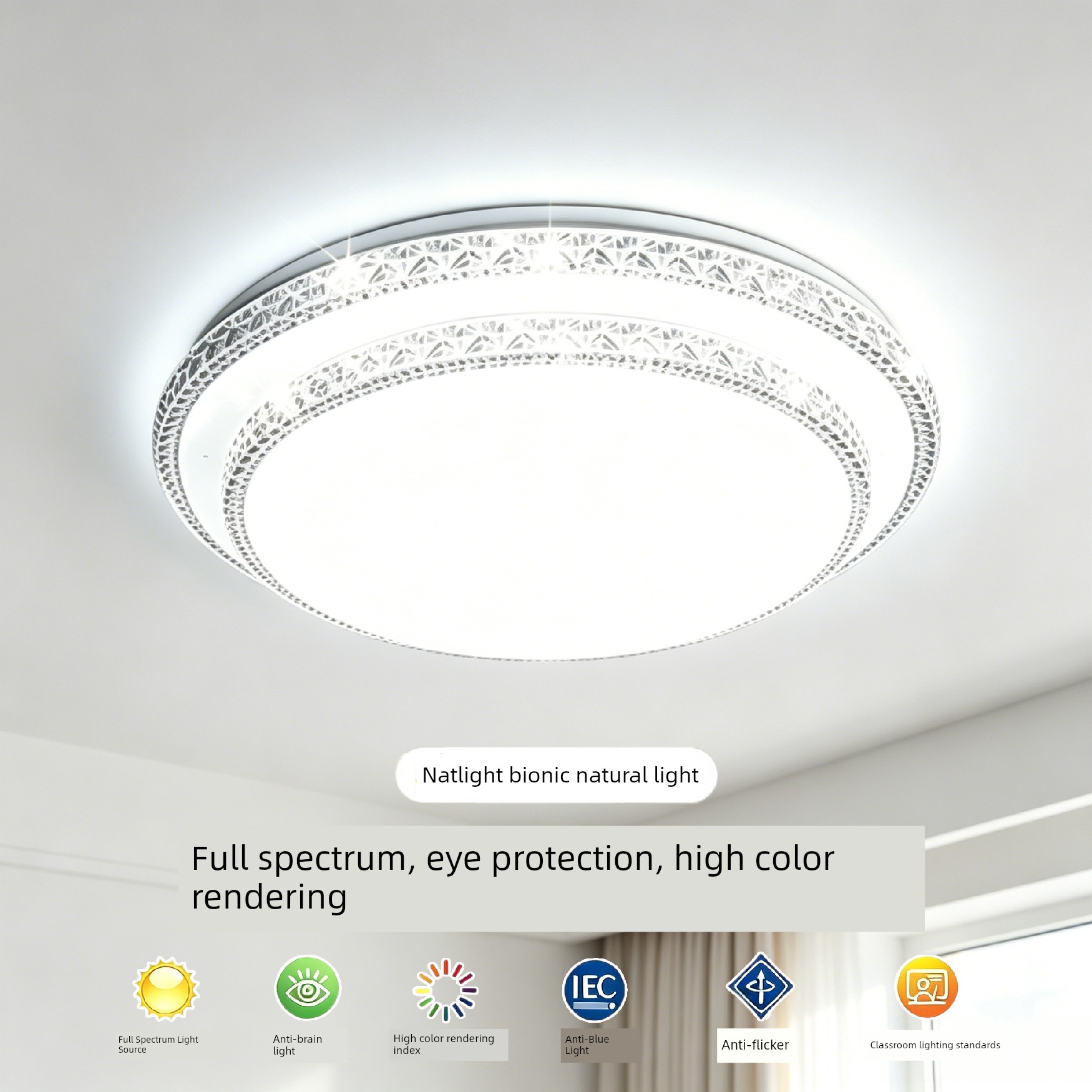 Lamp in the Living Room 2024 New Arrival LED Ceiling Lamp Crystal Light Modern Minimalist and Magnificent Affordable Luxury Style Main Lamp for Hall