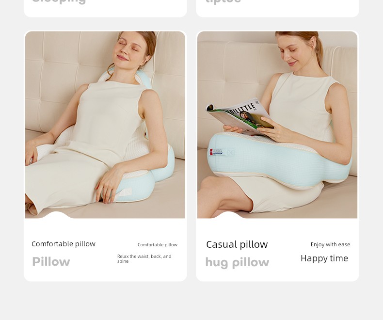 Hoag Nursing Pillow Newborn Feeding Aid for Direct Feeding, Sitting Feeding, Cuddling, Waist Support Cushion, Breastfeeding Pillow — 52
