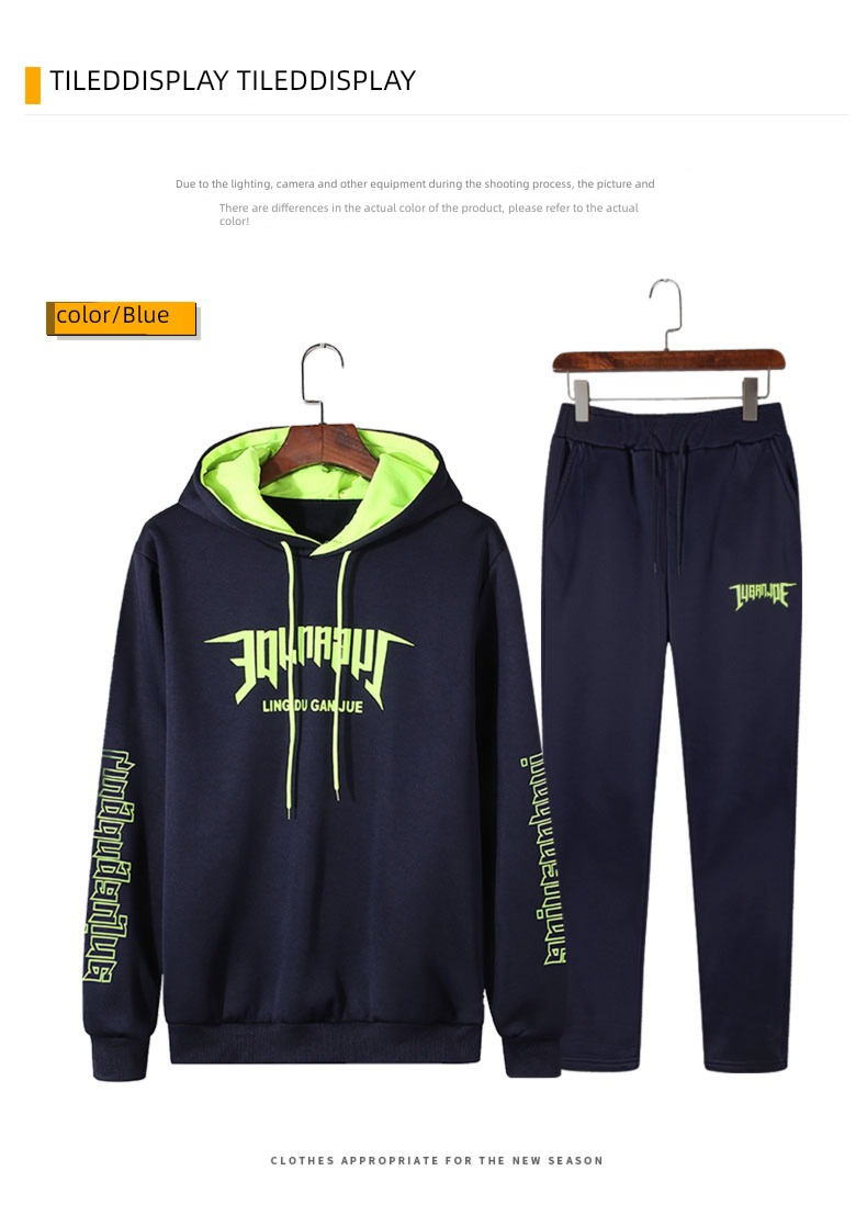 man thickening Autumn and winter trend leisure time keep warm Sweater