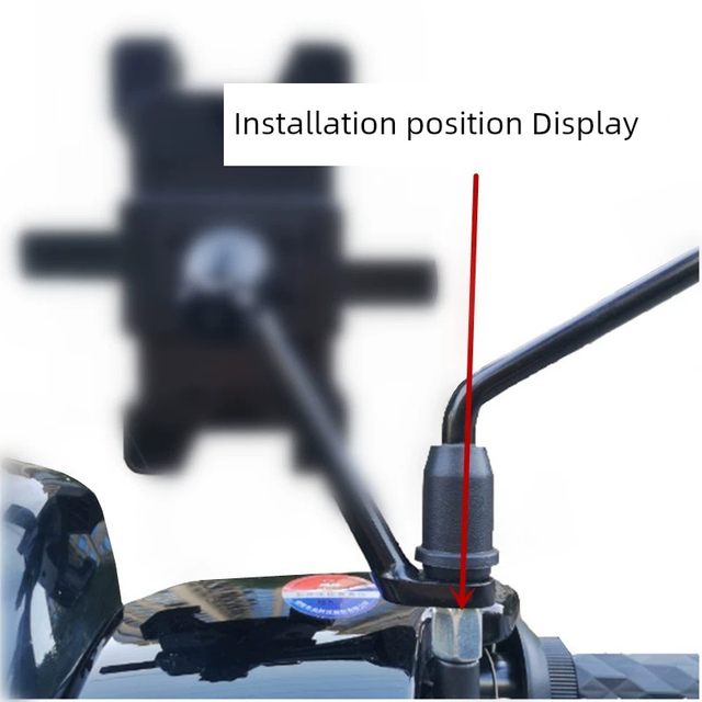 Electric car rearview mirror heightening screw motorcycle M10 car 8-8 forward adapter canopy heightened fixed modified outer hexagon