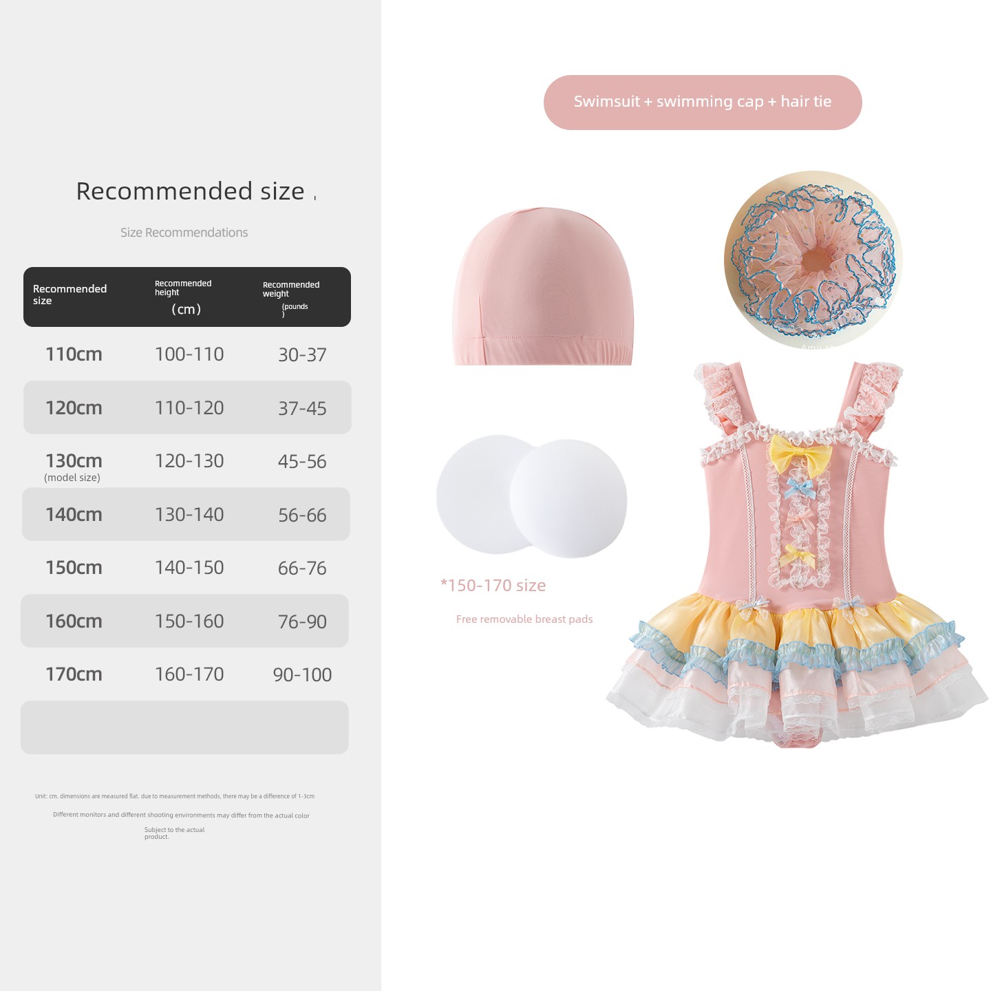 66 Princess Children's Clothing Girls' One-Piece Swimsuit 2026 New Model Children's Stunning Swimwear Sweet Girls' Swimwear — 1
