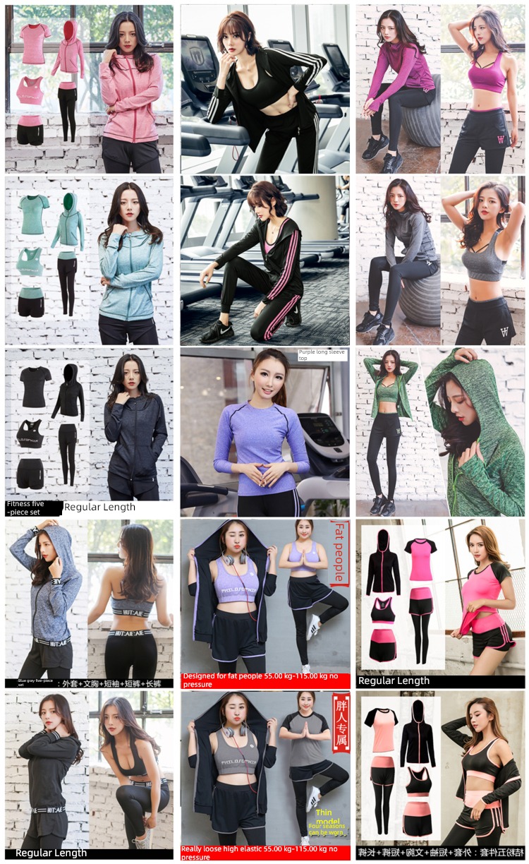 female sexy Quick drying suit autumn Short sleeve Yoga clothes