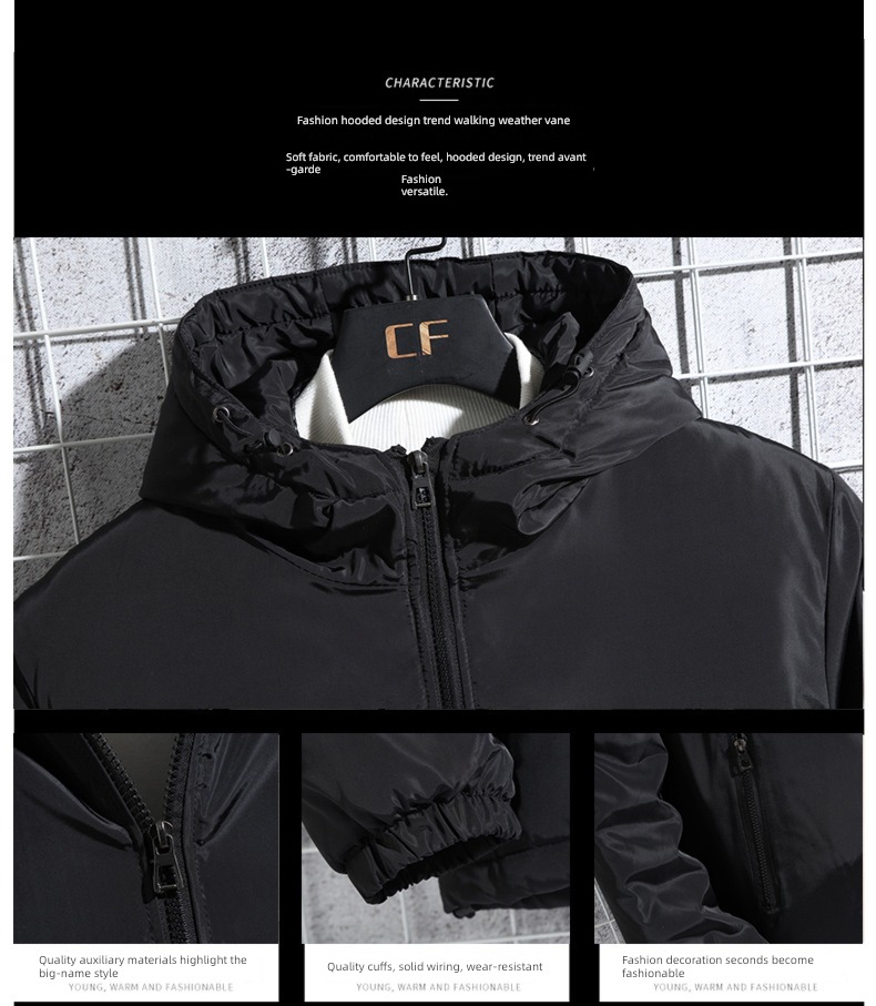 Chaopai Cotton winter Minority Advanced sense Coat loose coat
