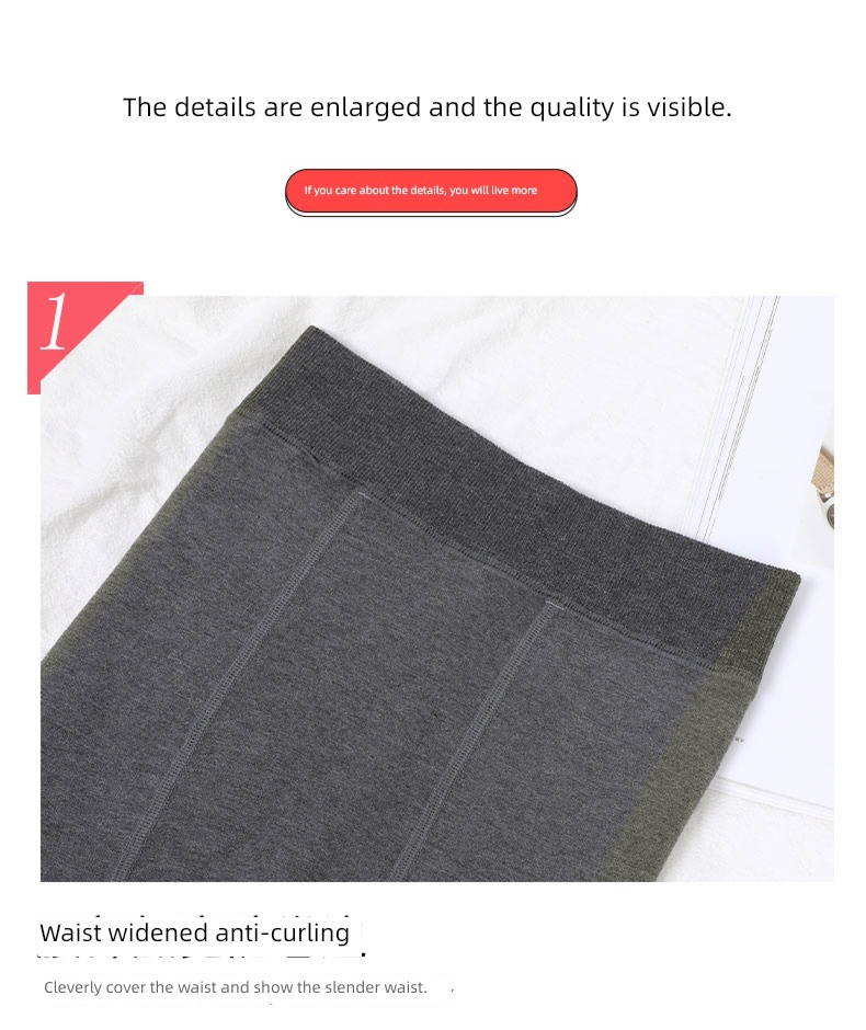 Autumn and winter thickening Wear inside and outside High waist elastic force Leggings