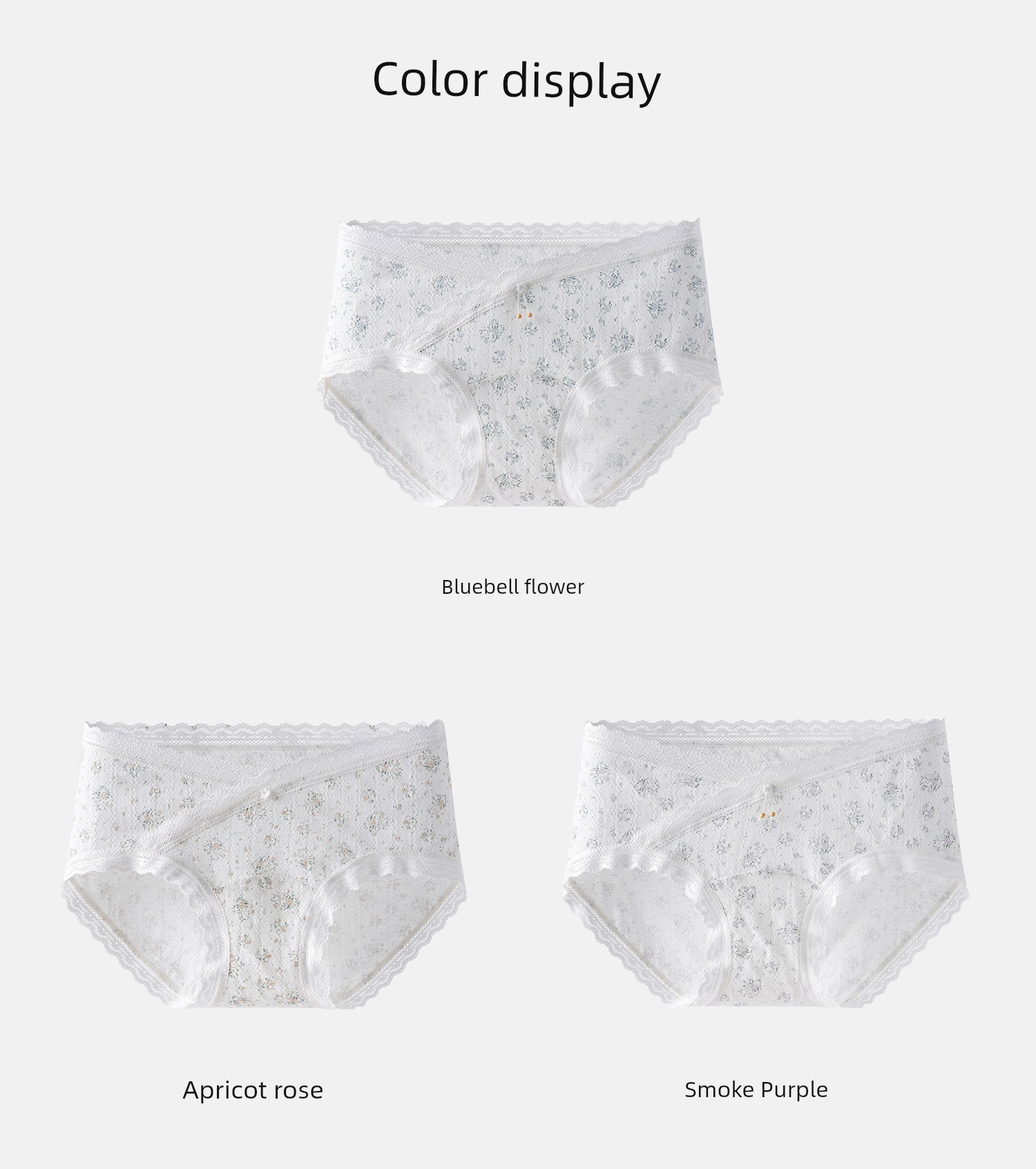 Ying's Maternity Underwear, Low-Waist Pure Cotton with Extended Crotch, Specially Designed for Pregnancy, 10A Antibacterial, 2026 Autumn New Model — 16