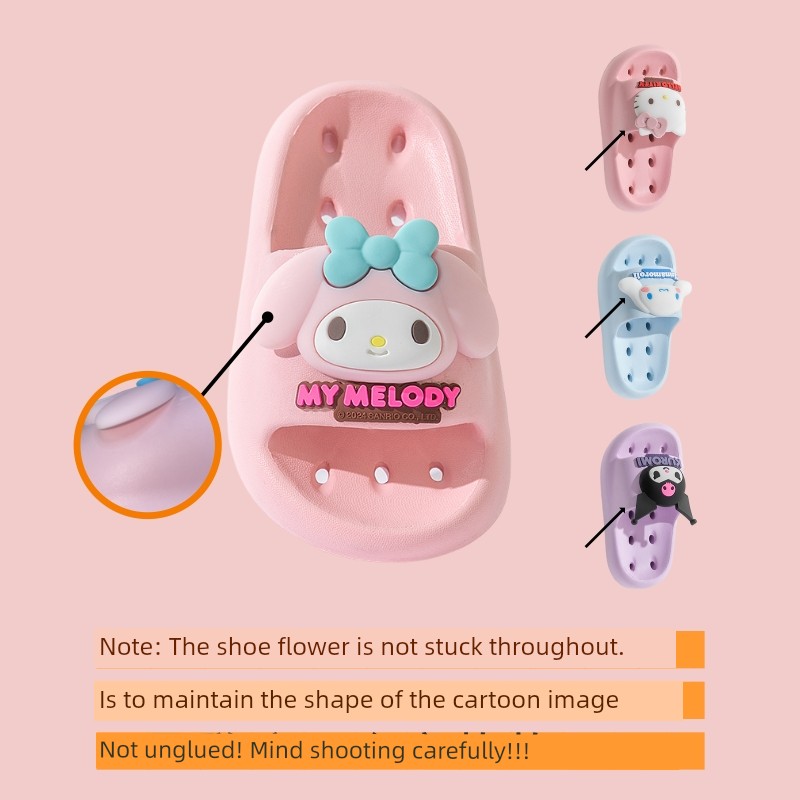 Children's Slippers for Girls, Summer 2026 New Kuromi Model, Girls' Bathroom Water-Draining Non-Slip Bath Slippers for Baby Girls — 19