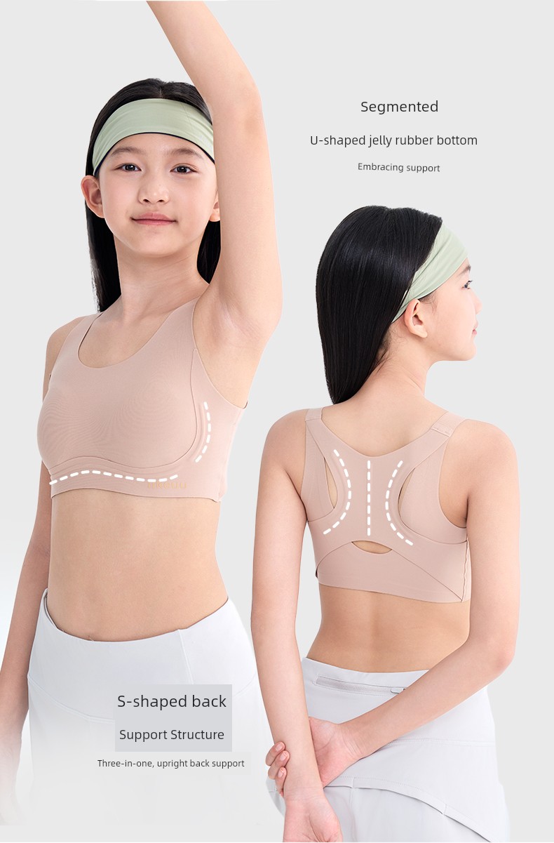 Likeuu Girls' Underwear, Puberty Vest, Student Girl Bra, Youth Hunchback Correction Device — 10