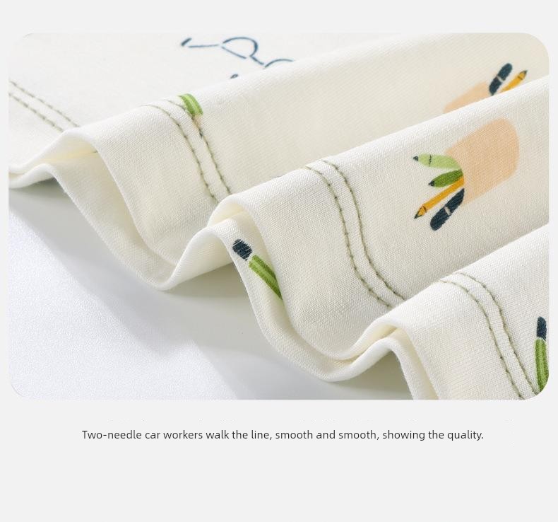 Modal Kids Pajamas Spring and Summer Thin Boys' Home Wear Boys Intimates Suit Teen Autumn Clothes Long Johns — 24