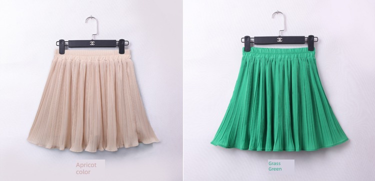 Chiffon Fat mm Big size Pleat Light proof UltraShort  Culotte