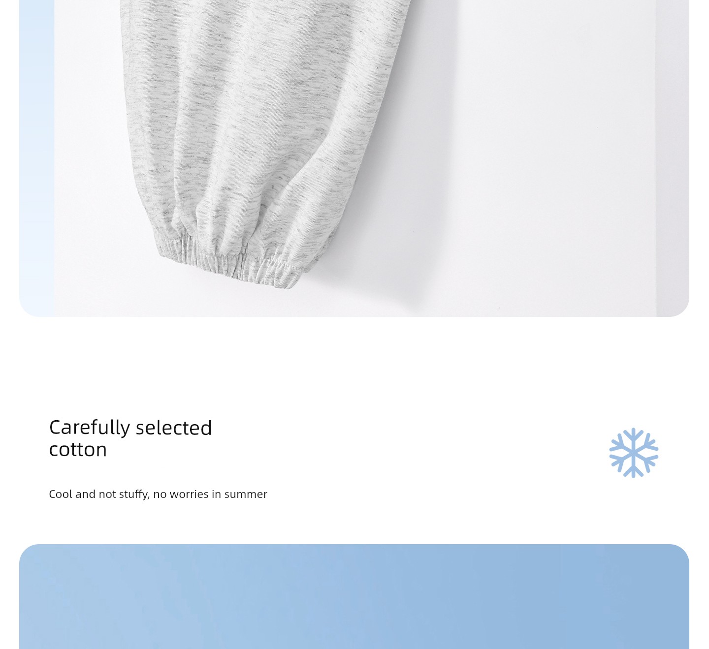 Baby Mosquito-Repellent Pants Summer Thin Pure Cotton Boys' Casual Long Pants Girls' Stylish Lantern Pants Breathable — 45