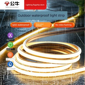 Bull Outdoor Light Strip Led Light Strip 220V Super Bright Outdoor Courtyard Atmosphere Waterproof Sun Protection Cob Si