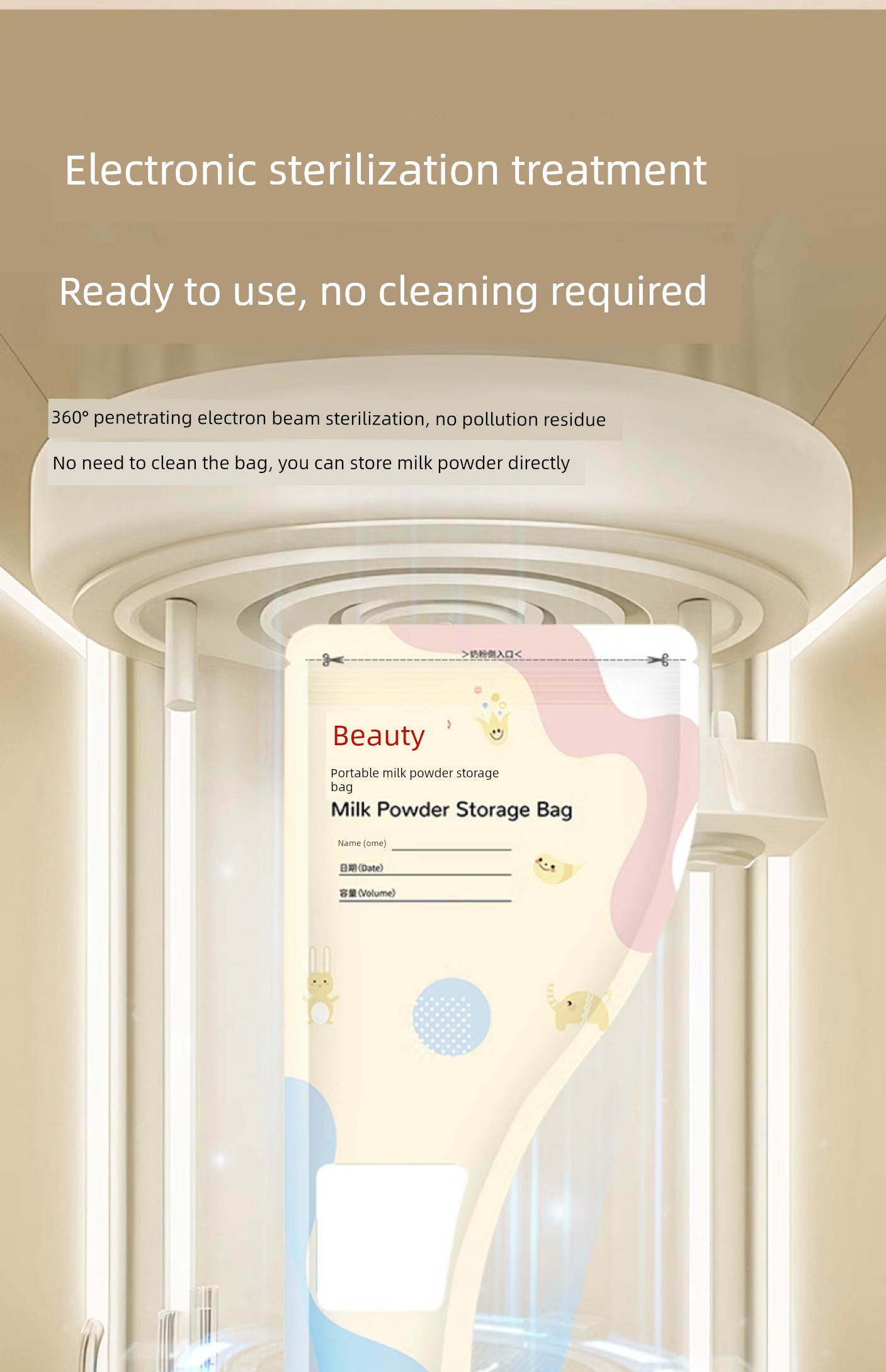 Beingmate Milk Powder Bag, Disposable Portable Milk Storage Bag, Milk Powder Dispensing Bag, Sealed Storage Bag, Food Grade — 13