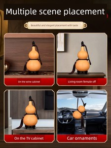 Wine Gourd Wine Pot Decoration Natural Wine One-Catty-Package Wine Real Gourd Open Pendant Large For Home Decorations