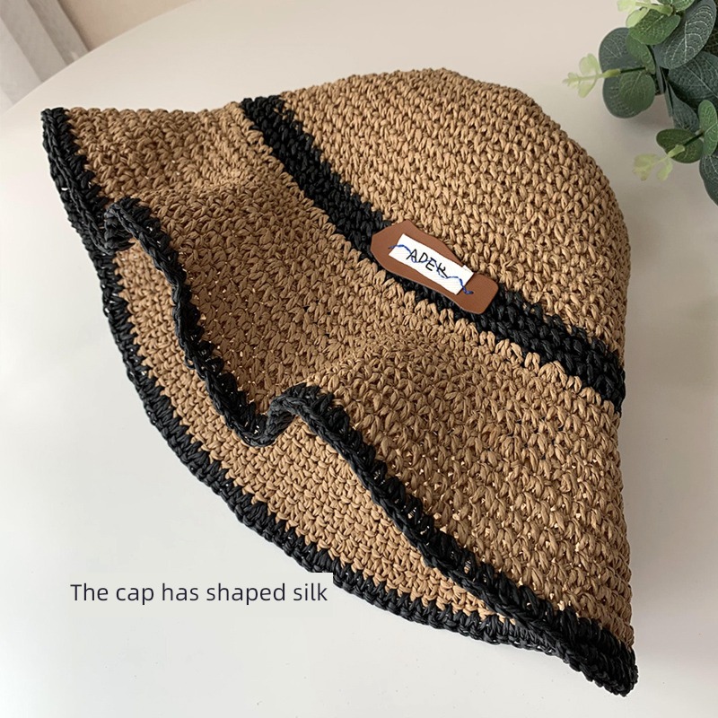 Sun hat female summer Korean version Foldable on vacation Hat