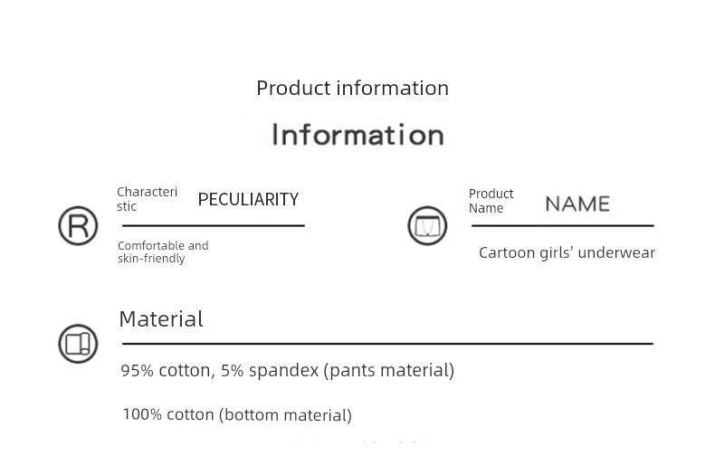 Children's Underwear for Girls, Pure Cotton Crotch Shorts, Little Girls' Class a Non-Binding Four-Corner Baby Briefs, Boxer Briefs — 9