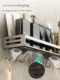 Bathroom storage rack bathroom pore-free towel rack integrated toilet double-layer bathroom wall storage rack wall hanging