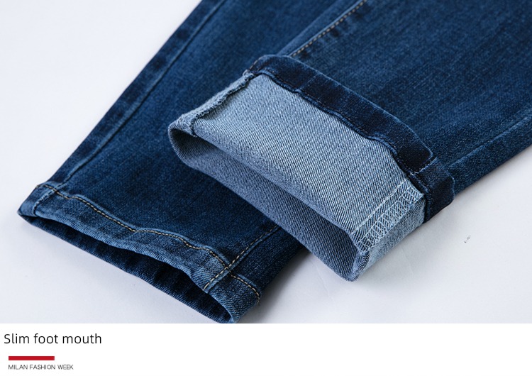 middle age High waist easy mom spring and autumn ma'am Jeans
