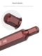Hexagon 10mm handle wind cannon electric wrench single star batch S2 sleeve batch head tip beet set auto repair tool