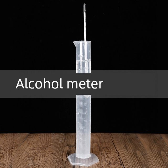 Alcohol meter, liquor degree measurement meter, household brewing alcohol tester, alcohol meter, thermometer, wine meter, high precision