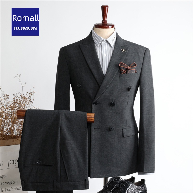 Romon leisure time Self-cultivation occupation groom man 's suit suit