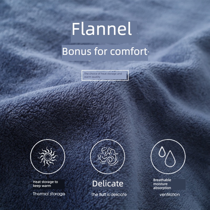 NGGGN man Autumn and winter Flannel suit pajamas