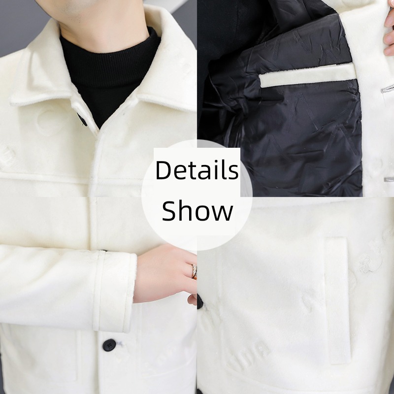 have cash less than that is registered in the accounts Autumn and winter Nizi Small windbreaker Wool loose coat