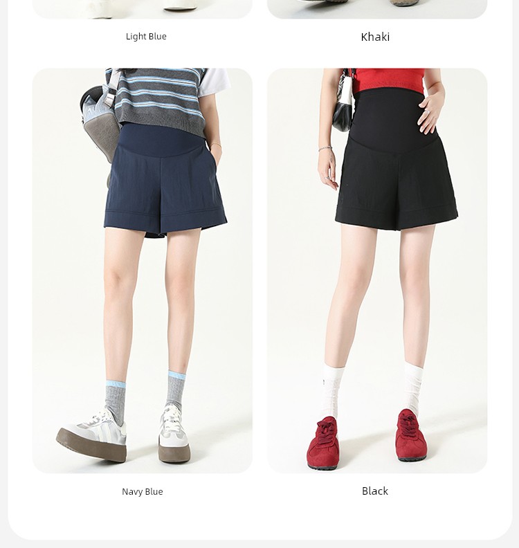 Maternity Shorts for Summer, Thin Lyocell Maternity Pants, 2026 New Model, Maternity Wear for Women — 12