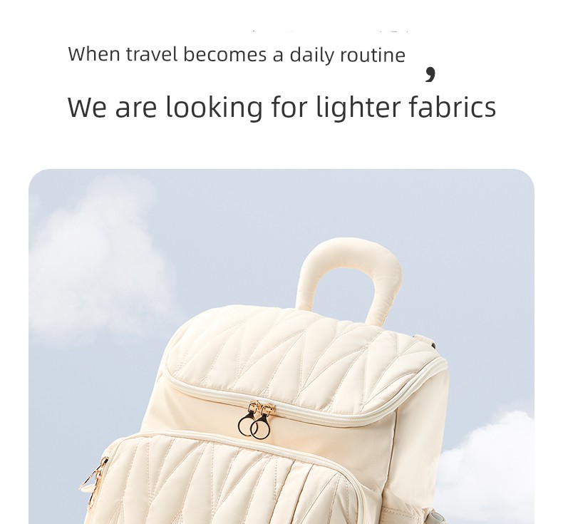Taoqibaby Ultra-Light Mommy Bag, Portable, Lightweight, Large-Capacity, Multi-Functional, Stylish Backpack for Mother and Baby Outings — 3