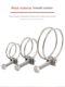 304 stainless steel double steel wire throat clamp wire hose clamp pipe clamp pipe clamp pipe clamp hose