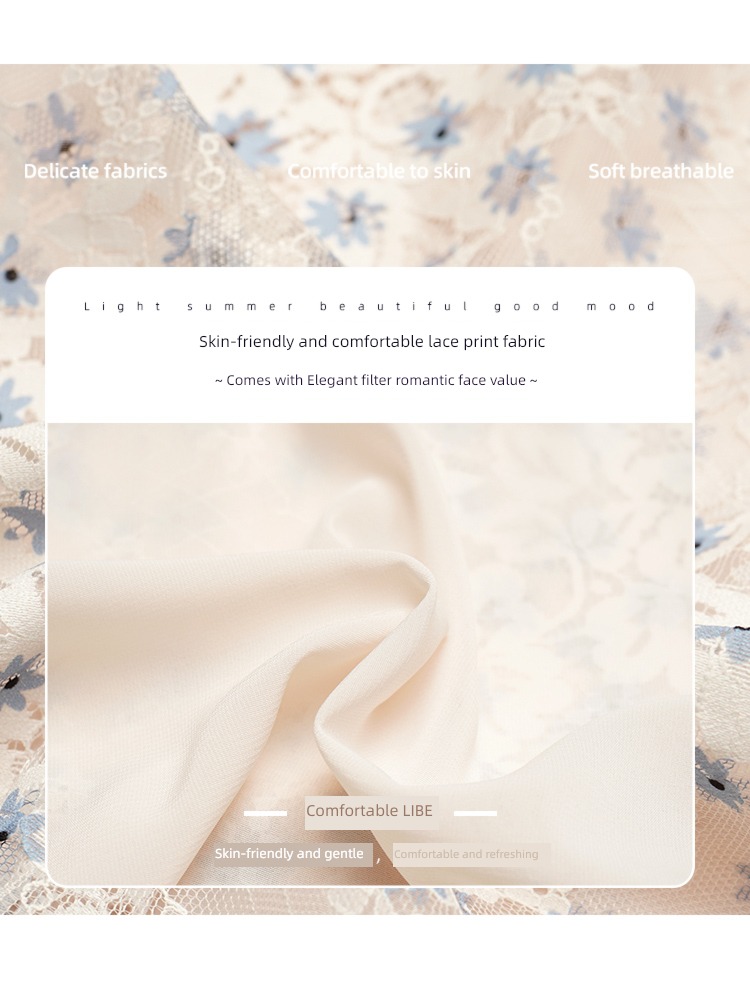 Ou Ni Xue Korean version Frenulum Long sleeve bow printing